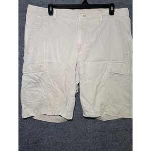 Tommy Bahama Shorts Mens 40 Relax Tan Khaki Cargo Chino Pockets